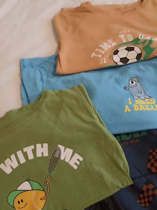 6 долнища 6 блузи с дълъг ръкав 104 рр