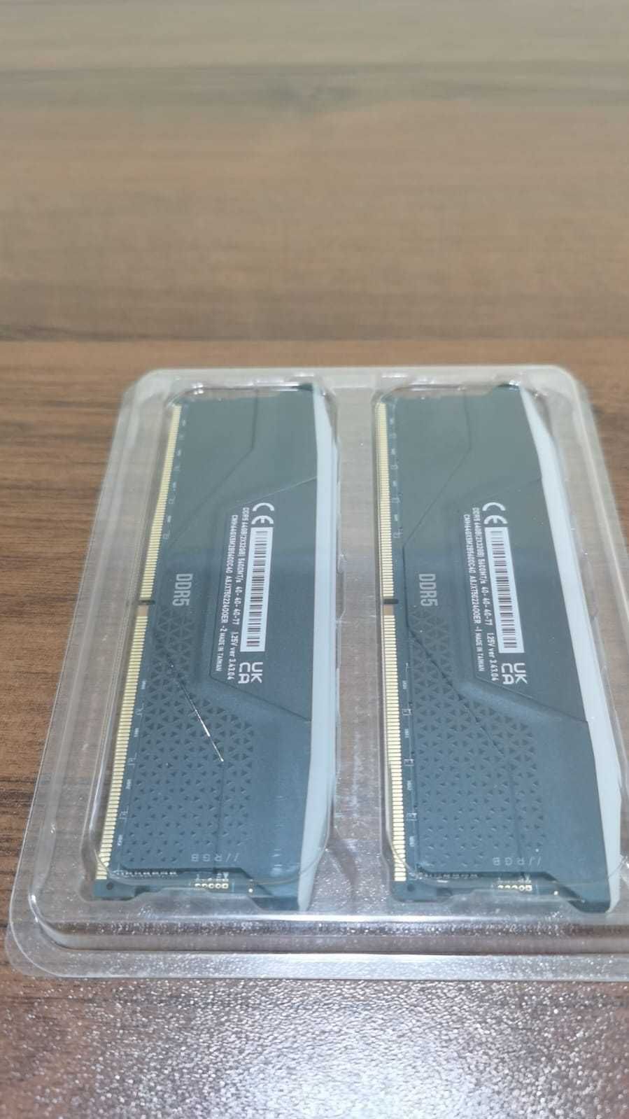 DDR-5 64 Gb (2x32) 5600 MHz Corsair Vengeance RGB (Black)