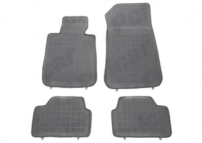 Set covorase auto din cauciuc BMW Seria 1 (E87) 2004-10.2013 modele cu 4 usi, BMW Seria 1 F20 2011-; presuri tip tavita marca Rezaw Plast