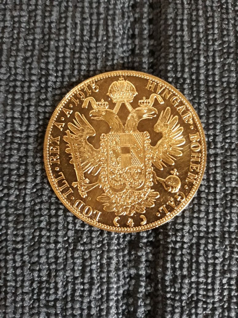 Vând moneda de aur franc iosef 24k.