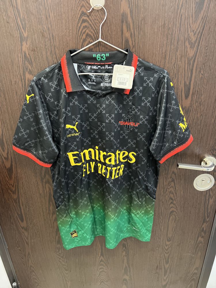 Tricou Ac Milan Puma x OffWhite toate marimile
