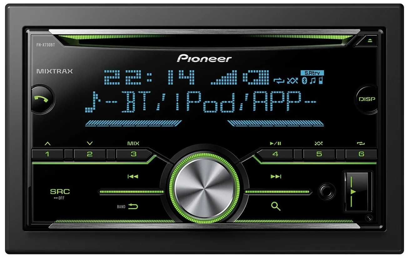 Магнитола Pioneer FH-X730bt (Bluetooth, процессор, 3пары RCA)