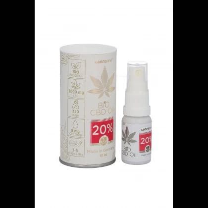 Ulei CBD 5% 10% 20% SPRAY Cannaline Pure CBD BIO cu Lecitina 10ml