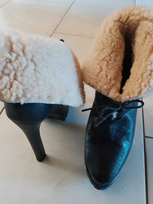 Ghete imblanite, ZARA, marimea 38!