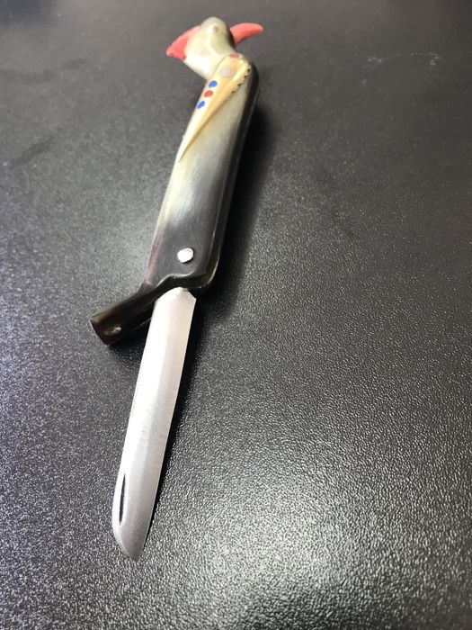 Briceag cutit in forma de pasare