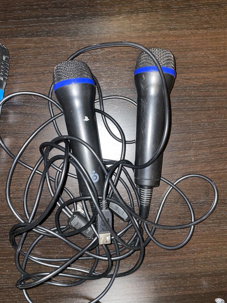 Microfoane pentru PlayStation + joc The voice