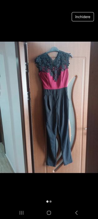 Vand Salopeta negru cu rosu