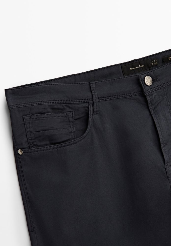 Pantaloni Massimo Dutti, bleumarin