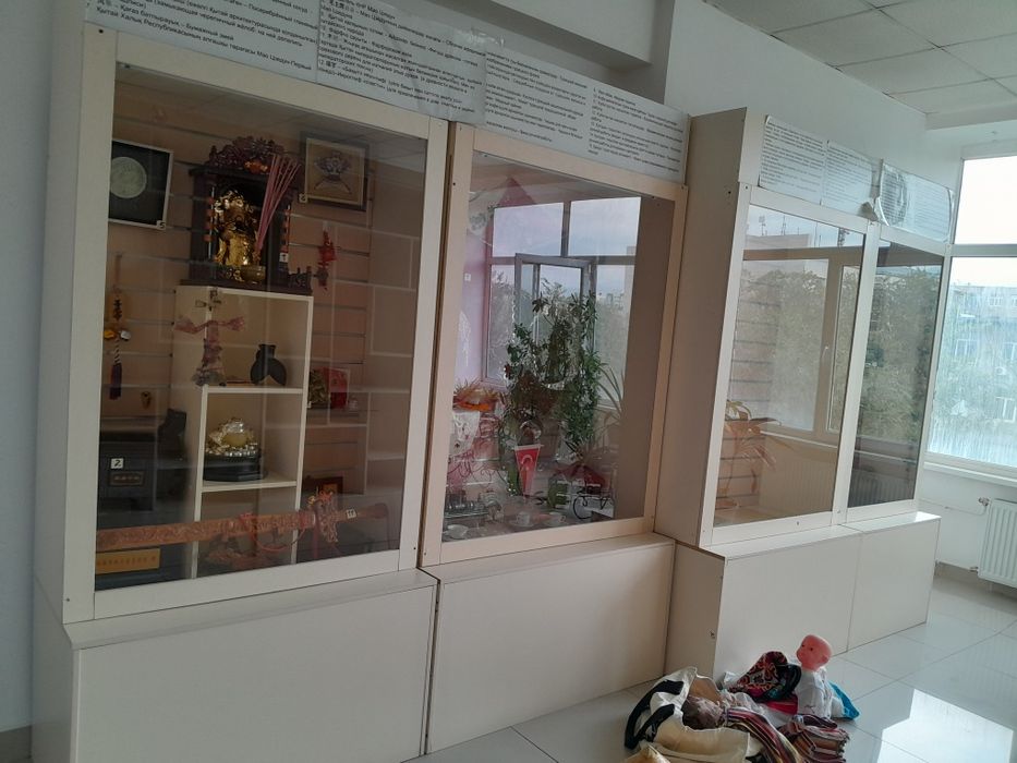 Стеллажи, шкафы, стеклянные павильоны для музейных экспонатов