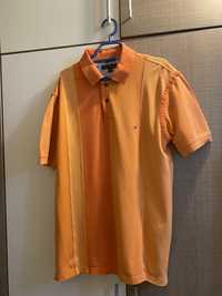 tricou barbati Tommy Hilfiger,marimea L/G,made in Indonesia,portocaliu