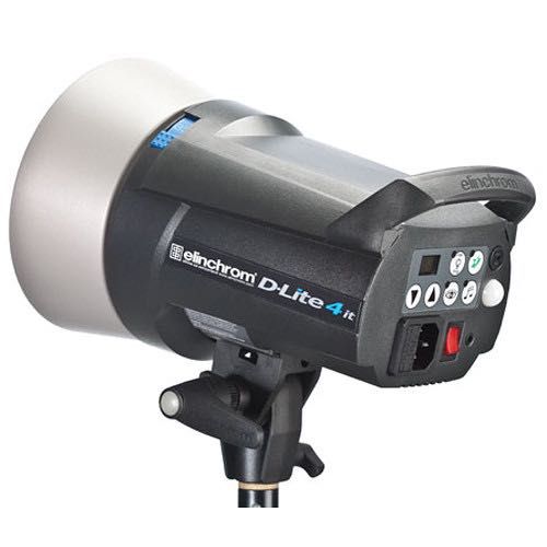 Set Elinchrom D-Lite-4 IT 400W: 2 lumini, 2 stative, 2 softboxuri