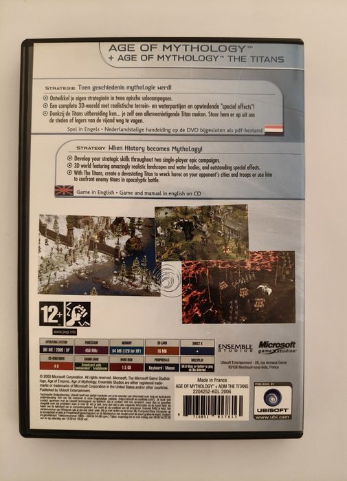 Set - Age of Mythology, Rome Total War, Rise of Nations