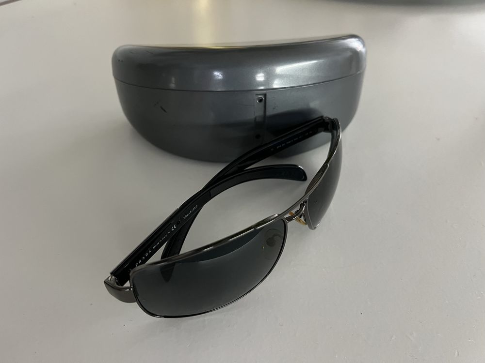 Слънчеви очила Prada - Italy Polarized Mirrored Aviator Sunglasses