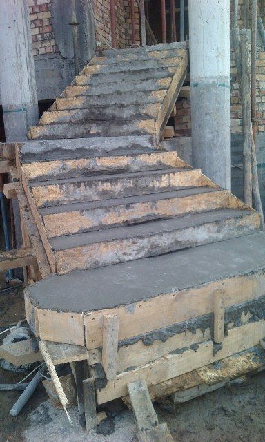 Лестница монолитный лестница каркас бетон кафе ресторан наружный лестн