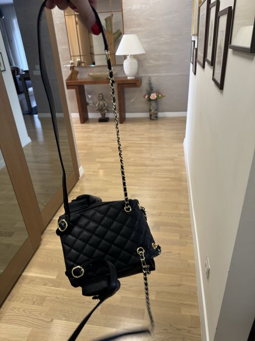Ghiozdan Negru Chanel Elegant