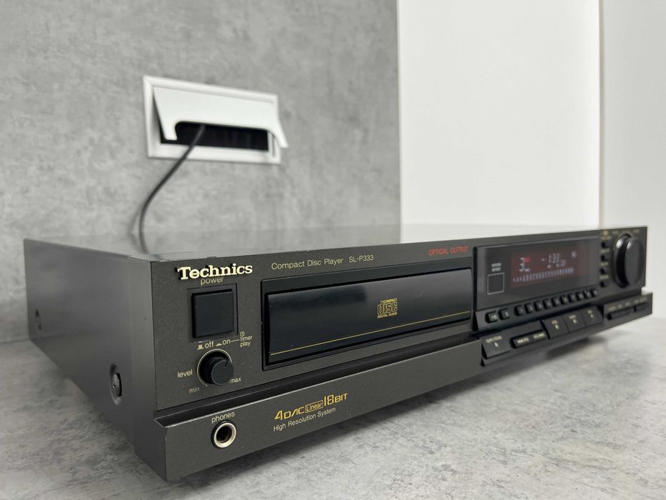 Technics SL-P 333, CD player, optical output, digital, Made in Japan