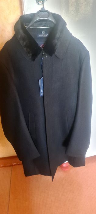 пальто мужское с воротником