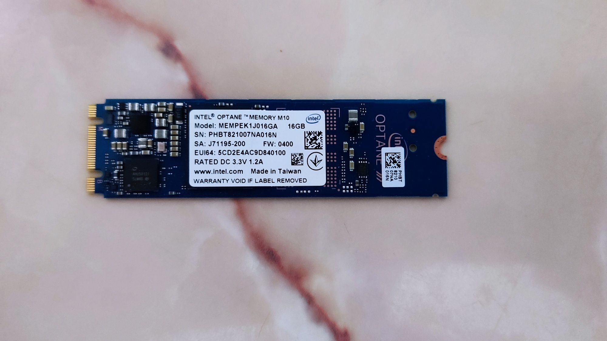 Продам Intel optane memory 16gb