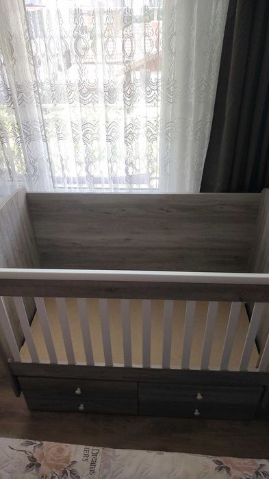 Детска количка Fintera Elegance 3 в1 и детска кошара Никол