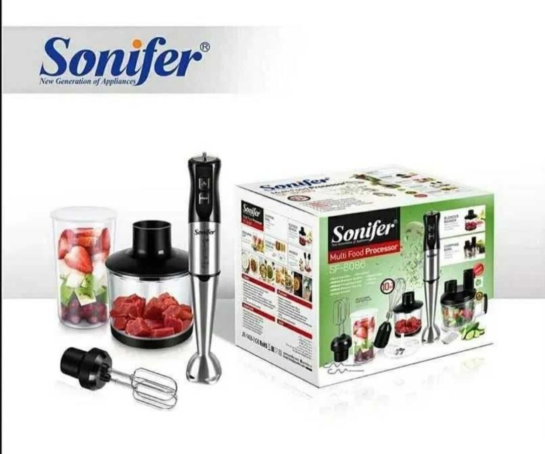 Многофункциональный Погружной блендер Миксер Чоппер Sonifer 8086