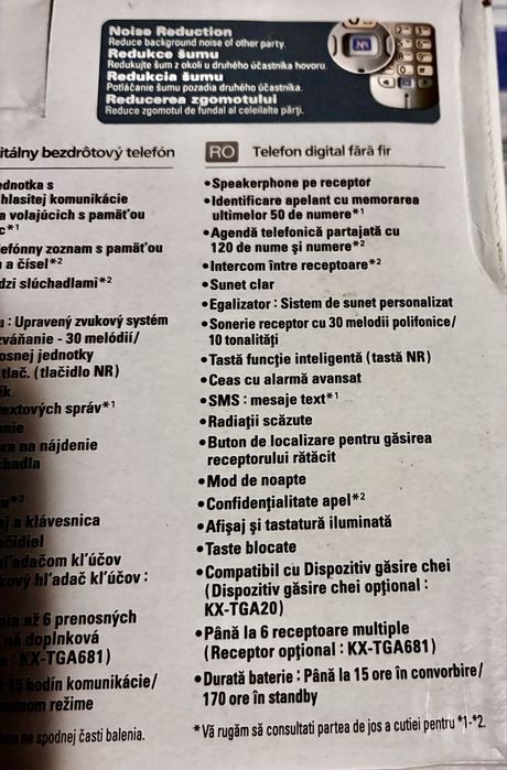 Telefon fix wireles Panasonic