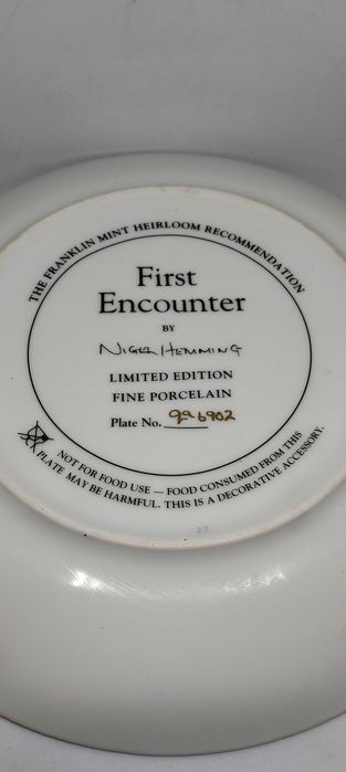 Колекционерска Порцеланова чиния,,The Franklin Mint Heirloom "Aнглия