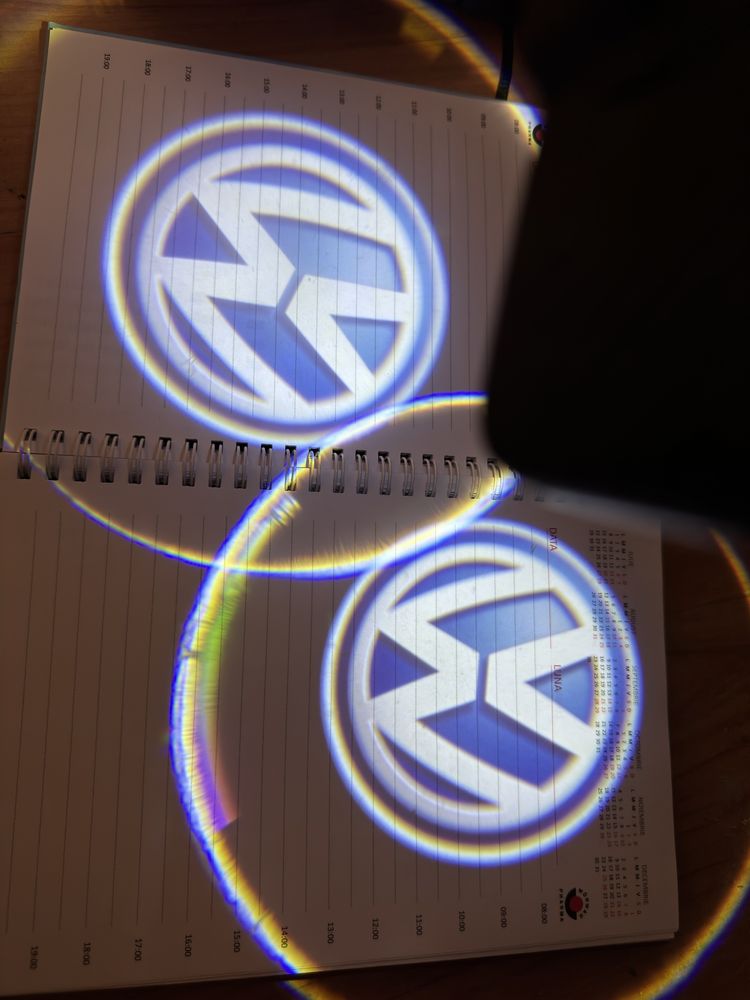 Lumina portiera logo volkswagen x2