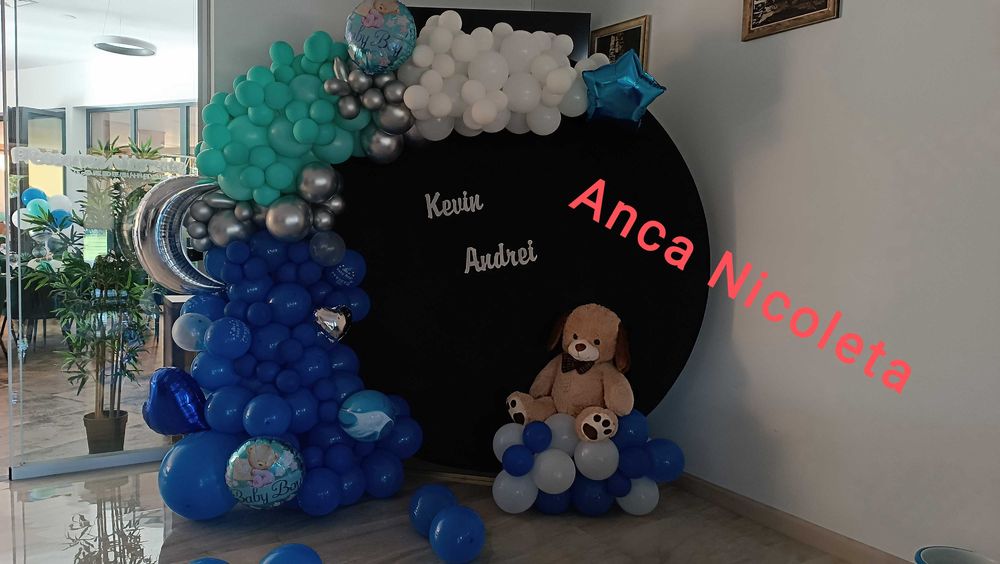 Panou Foto baloane,Baby Gender Reveal