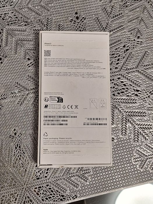 Iphone 17 .256 nou