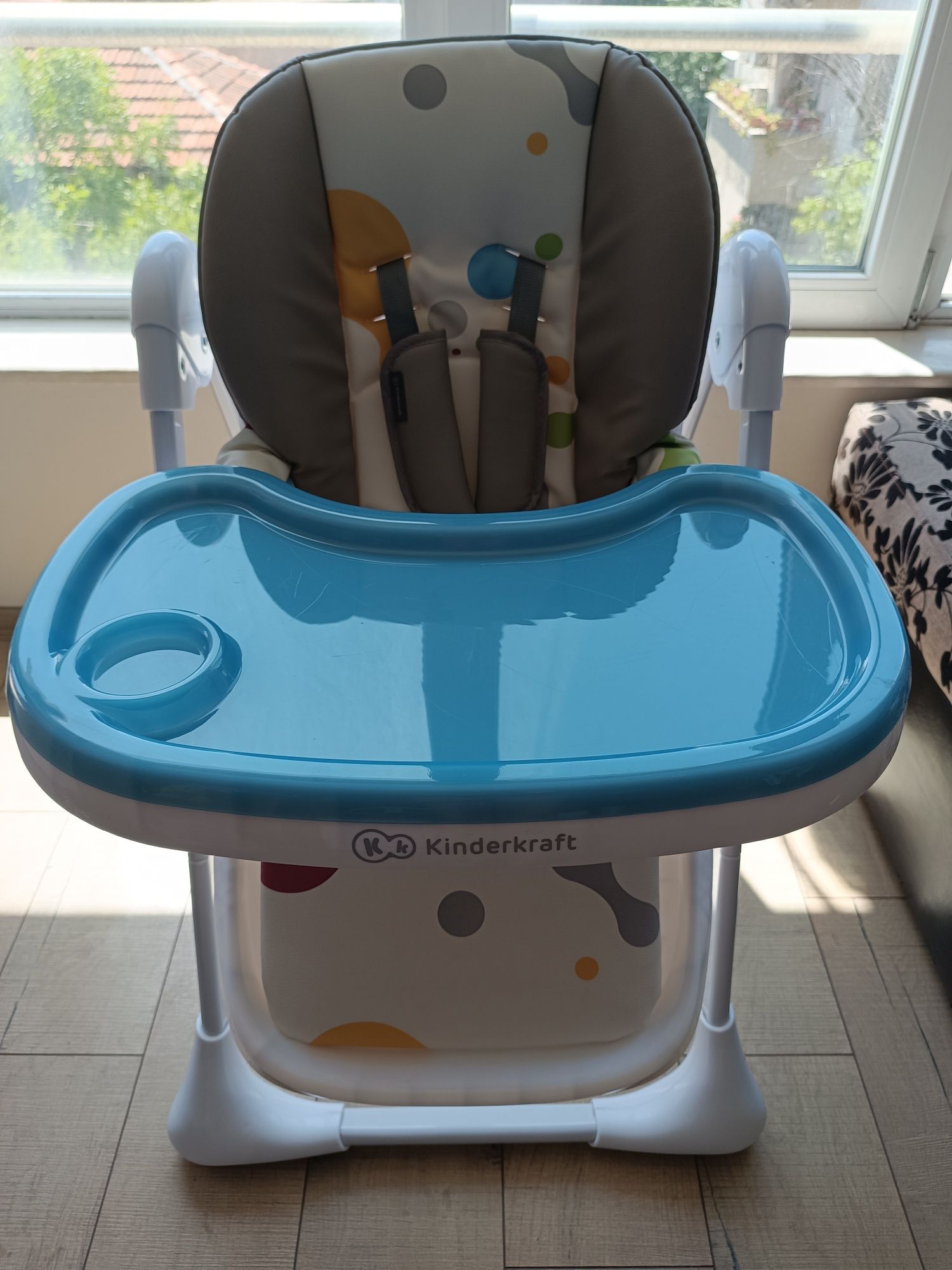 Столче за хранене KinderKraft - Yummy, шарено