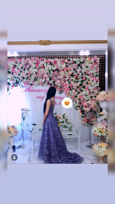 Продам бу вечернее платье