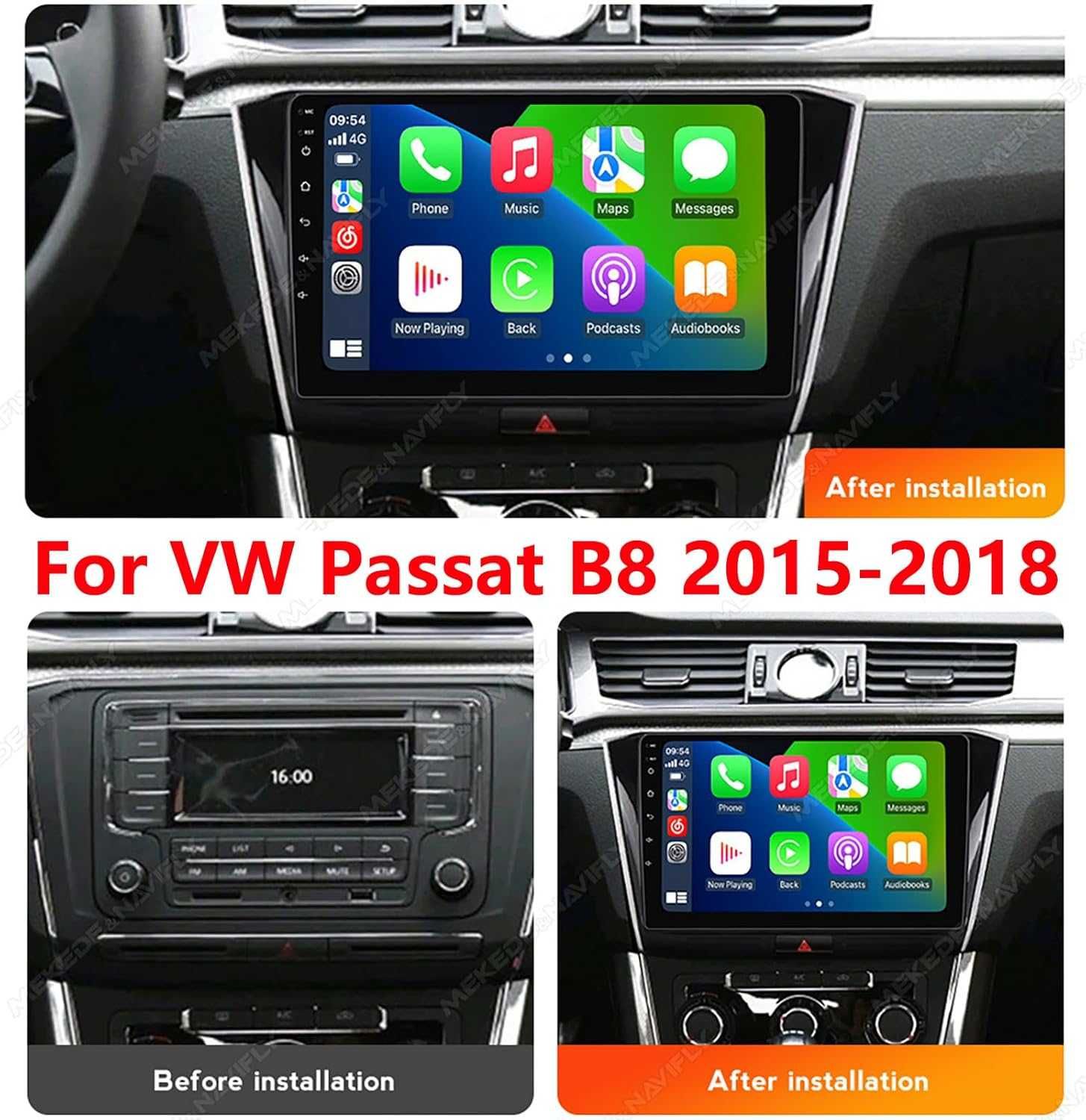 Мултимедия 2 дин за VW Passat B8 навигация плеър с Android Volkswagen