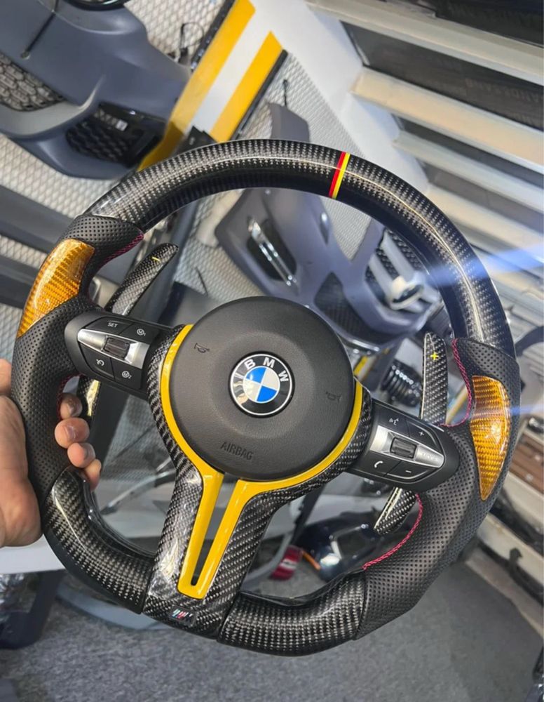 Volane BMW Seria F Personalizate – Carbon / Alcantara / Piele