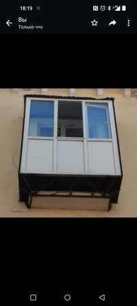 Продам балконные рамы и стекла