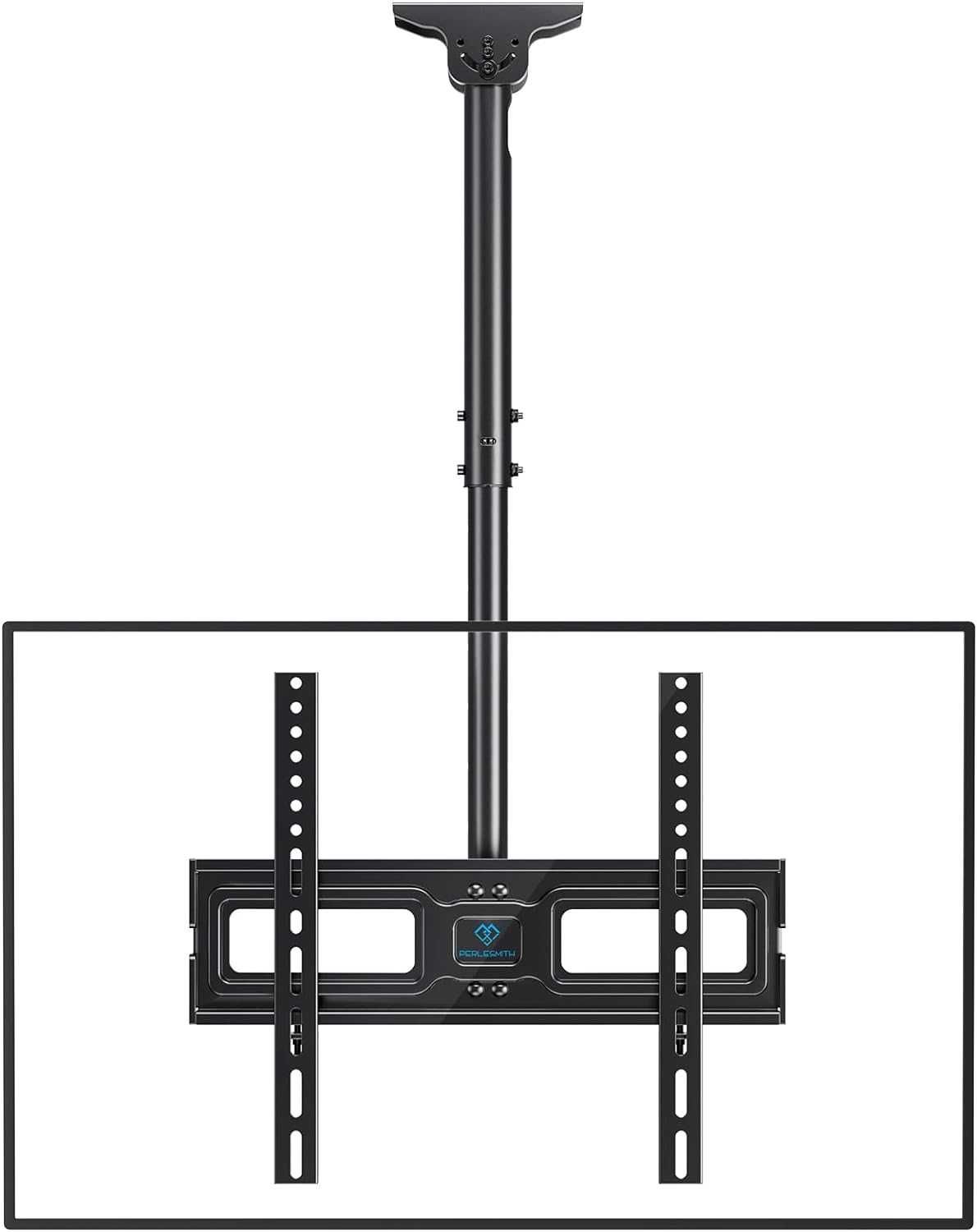 ТВ стойка за таван Perlesmith 26-55" VESA 400x400 / 45 кг