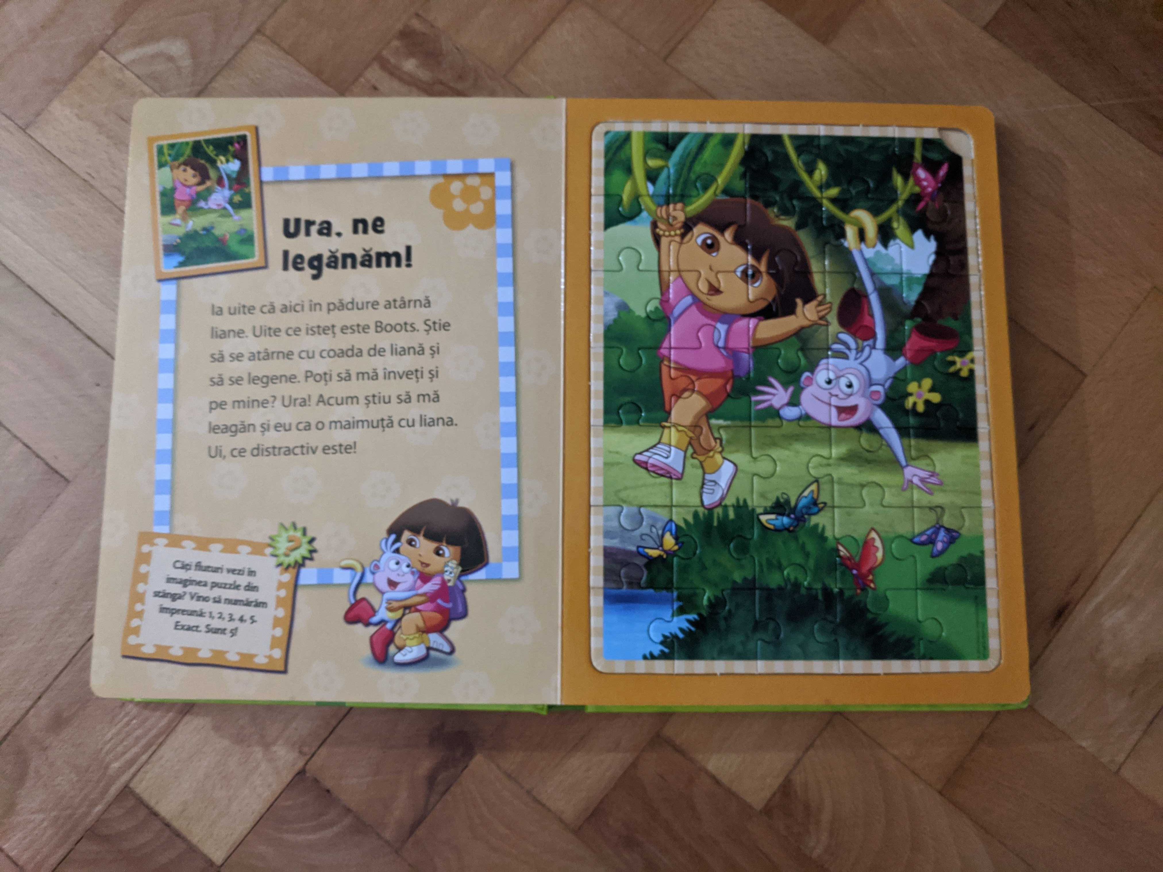 Carte cu puzzle Dora