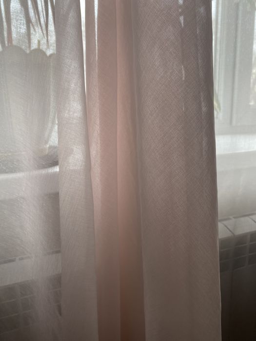 Тюль новый (цвет нежно розовый) 2,5 на 5 метров