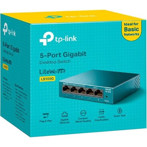 СКИДКА! Свитч/Switch/Hub/Коммутатор 5-port/портовый Гигабитный Tplink