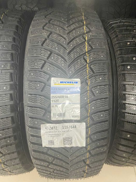 Продам новые шины 18 255/60, шипы и липучка по комплекту зима,