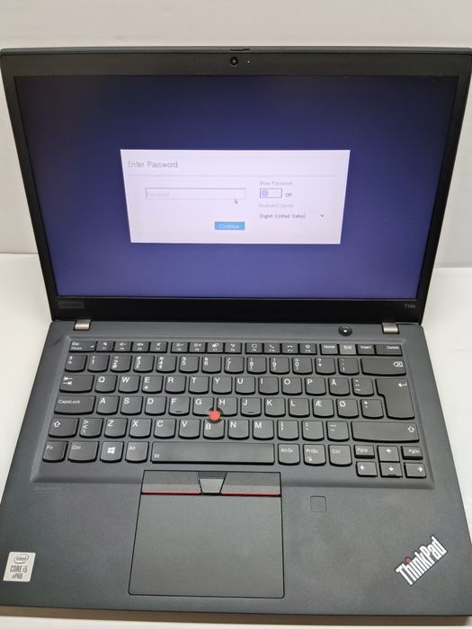 Laptop Lenovo T14s gen 1,i5-gen10,16gb RAM ,ssd 256 GB