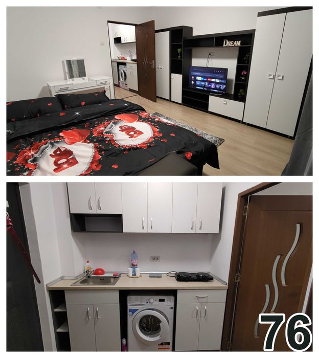 Inchiriez cazare in regim hotelier garsoniera UTA/apartament ARED AFI