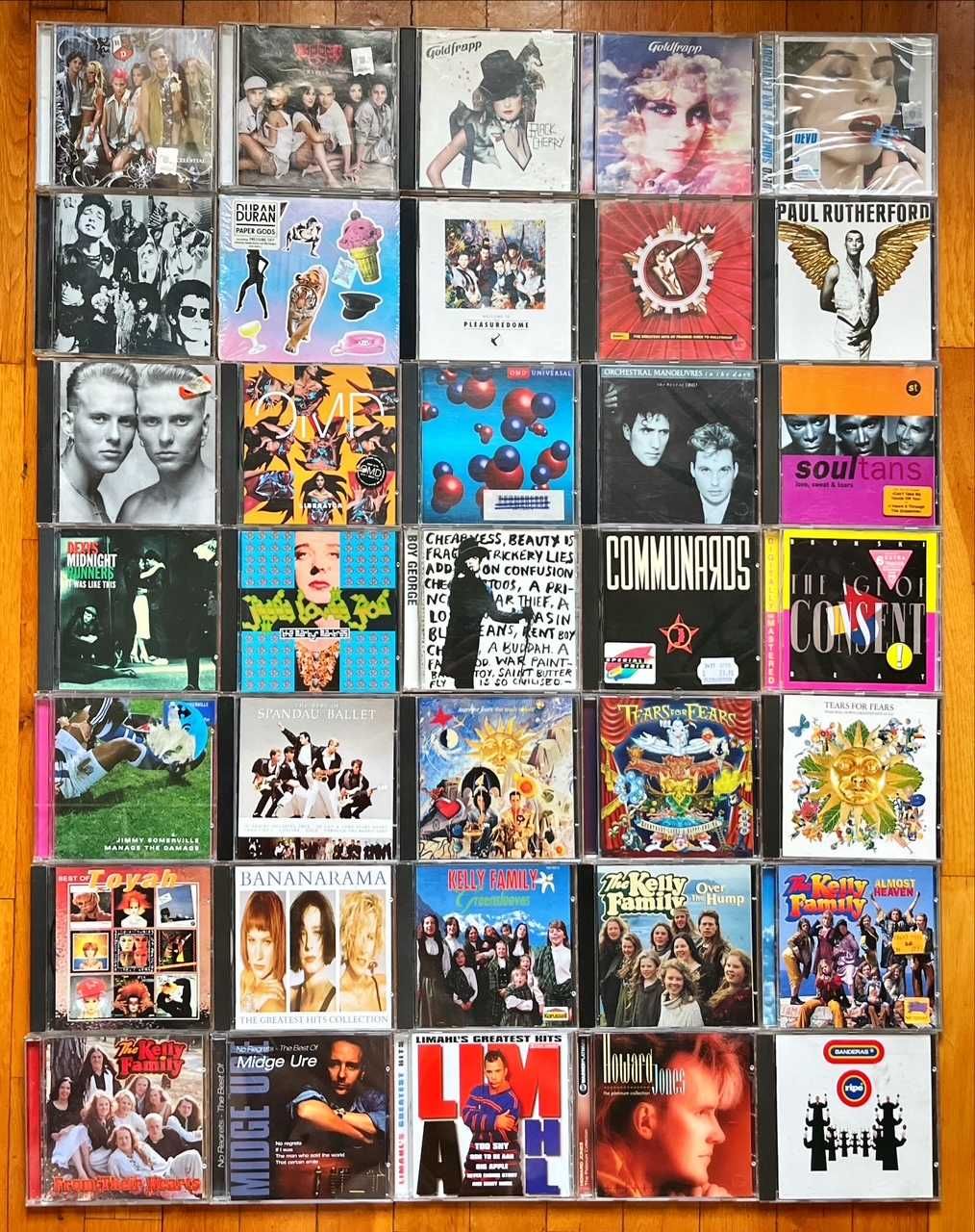 Set CD orig pop&electro: Prince Ital, Enigma, Faithless, Vangelis, OMD