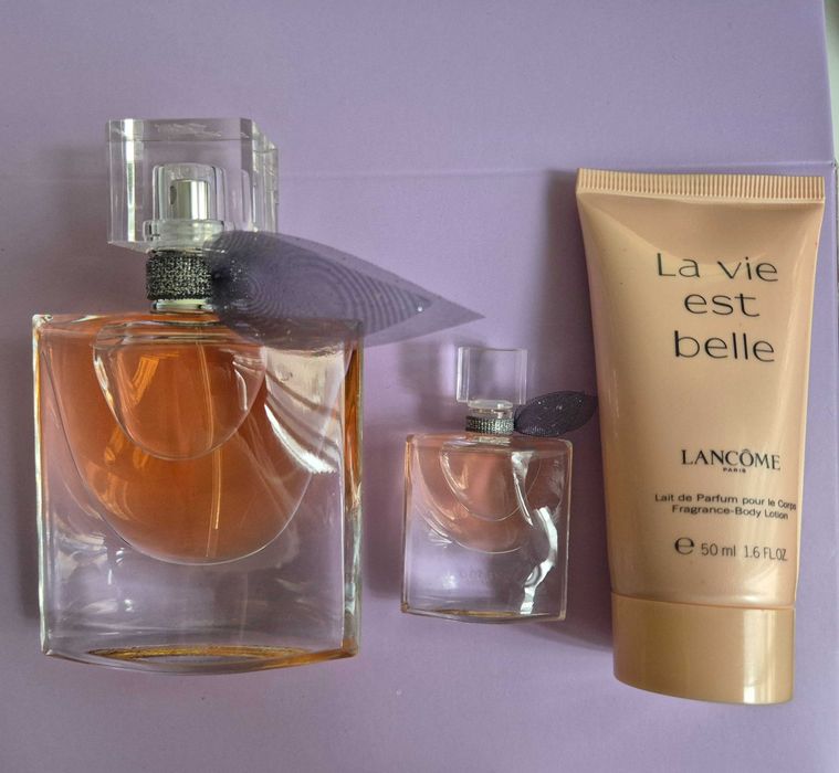 Lancome La vie est belle 30ml, miniature 4ml, лосион за тяло 50ml