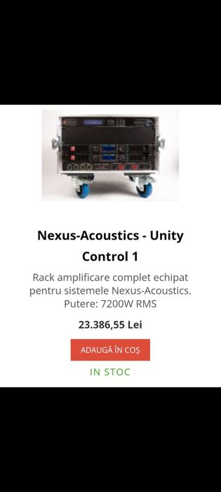 Sistem sonorizare , complet   Nexus - Acoustic  MAXX Live