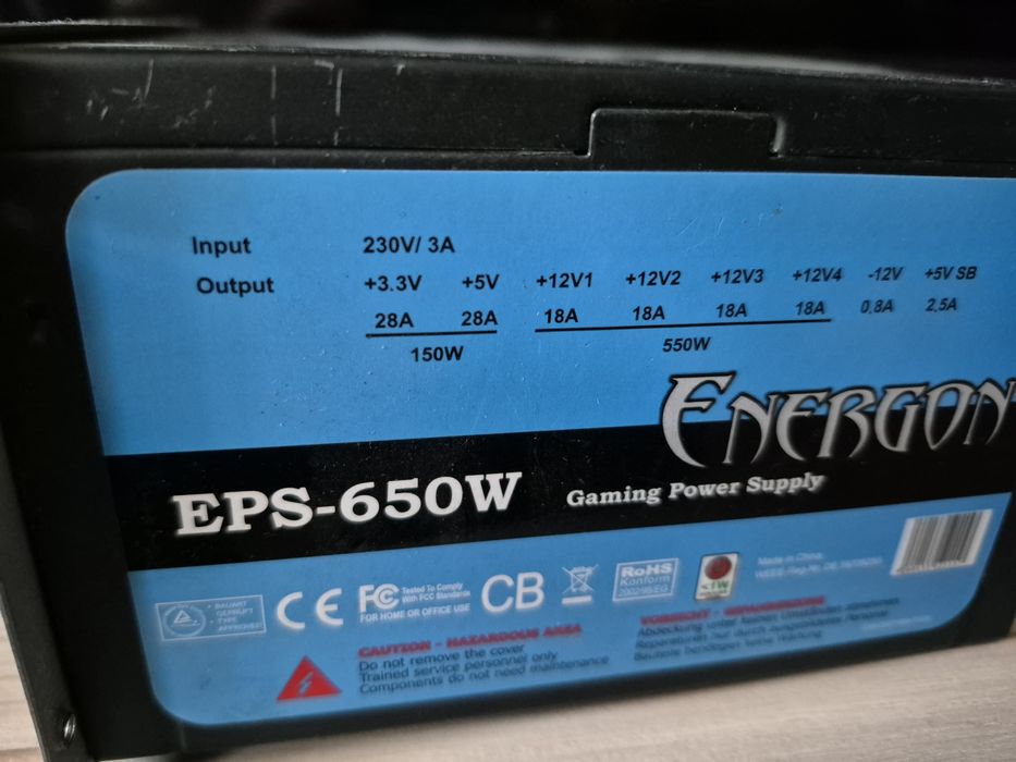 Sursa PC Gaming  Energon EPS 650