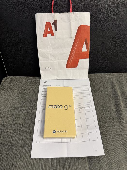 ЧИСТО НОВ 64GB Motorola g05 A1 Гаранция 2027г. Blue