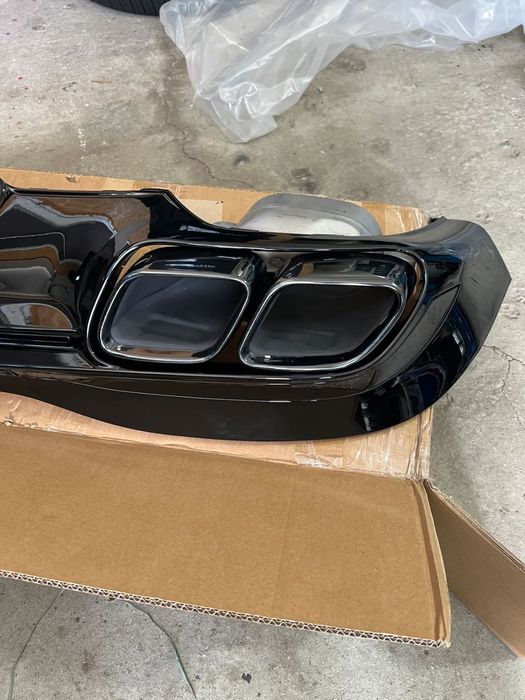 Difuzor Bara Spate MERCEDES S Class W223 Cu Ornament Tobe Model AMG 2021+