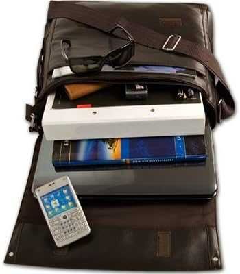 Geanta laptop Daniel  Ray   geanta birou MILANO maro  si   negre ,