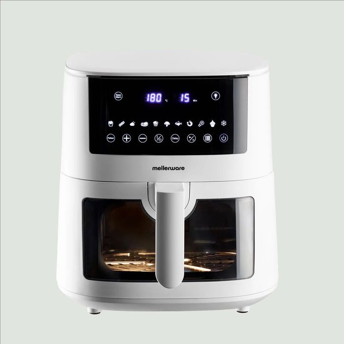Фритюрник с горещ въздух Mellerware Crunchy Plus 7 Литра и Осветление