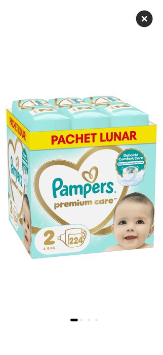 Pampers nr 2 - sigilat: 2x56 buc